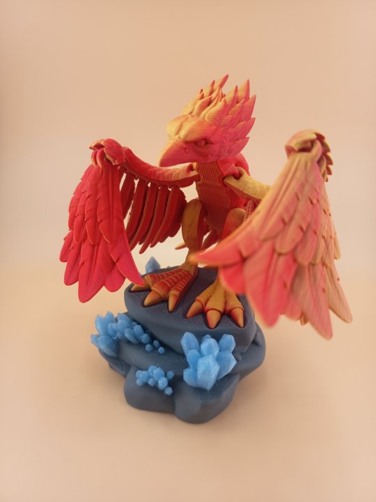 Phönix beweglich mit Standfuß